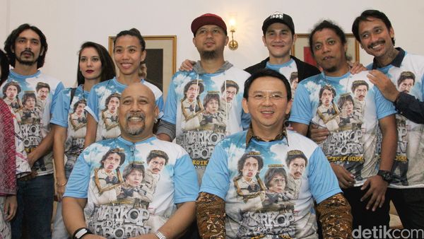 Cast Warkop DKI Reborn Temui Ahok