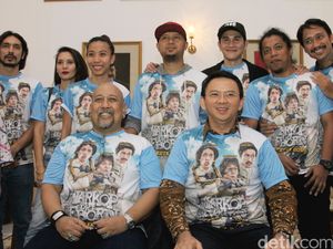 Cast Warkop DKI Reborn Temui Ahok Cast Warkop DKI Reborn Temui Ahok