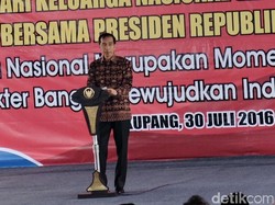 Peringati Hari Keluarga di Kupang, Jokowi: Setop Kekerasan Terhadap Anak!
