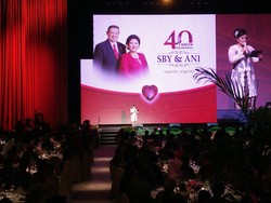 Sejumlah Tokoh Hadiri HUT ke-40 Pernikahan SBY-Ani