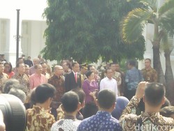 Jokowi dan Megawati Hadiri Peresmian Pameran Lukisan Istana di Galeri Nasional