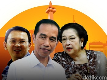 Jokowi di Tengah Konflik PDIP-Ahok