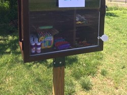 Wanita Ini Buat Little Free Pantry Berisi Makanan Gratis untuk Orang Membutuhkan