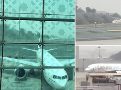 Pesawat Emirates yang Crash Landing di Dubai Angkut 275 Orang, Evakuasi Selesai