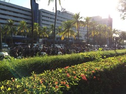 Ratusan Polisi Mulai Bersiaga di Lokasi KLB PSSI