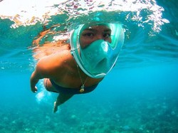 Pakai Masker Ala Ninja Ini, Snorkeling Jadi Lebih Mudah