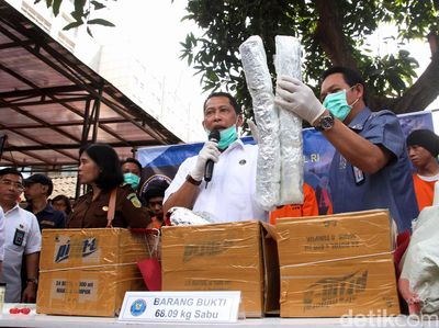 BNN Musnahkan 68 Kg Sabu