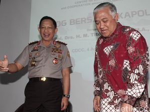 Din Syamsuddin Temui Kapolri Jenderal Tito di Mabes Polri