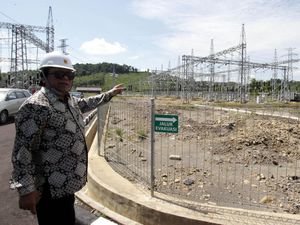 Oesman Sapta Tinjau GITET di Kalimantan Barat