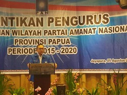 Zulkifli Hasan Lantik Pengurus PAN Papua dan Papua Barat