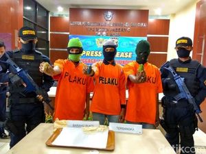 3 Pemasok Sabu dari Malaysia Ditangkap, Modusnya Dimasukkan ke Anus