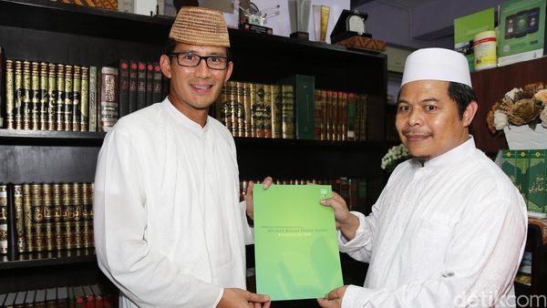 Sandiaga Uno Terima Dukungan dari MPJ