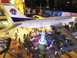 Pesawat Batavia Air Ini Disulap Menjadi Restoran Mewah