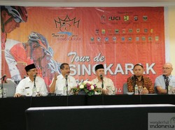 Tour de Singkarak Resmi Dibuka, Nidji Tampil Hibur Penonton