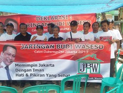 Jaringan Budi Waseso Deklarasi Dukung Komjen Buwas Maju Pilgub DKI
