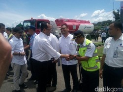 Minggu Siang, Menhub Budi Karya Tinjau Bandara di Tapanuli Tengah