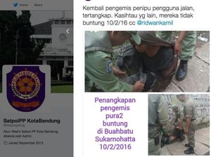 Cara Pemkot Bandung Bikin Kapok Pengemis: Permalukan di Media Sosial Cara Pemkot Bandung Bikin Kapok Pengemis: Permalukan di Media Sosial