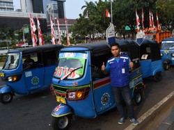 PGN Gratiskan Bajaj Gas di Jakarta Selama Seminggu