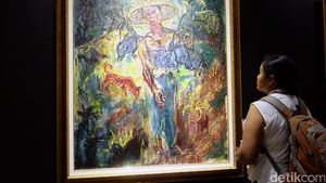 Pameran Mahakarya Affandi di Art Stage Jakarta