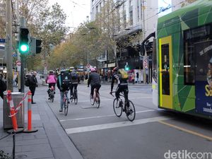 Infrastruktur Melbourne Memadai, 18 Ribu-an Pesepeda Seliweran Tiap Hari