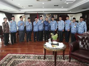 Terima Petinggi Korpri, Ketua MPR Bicara Soal GBHN