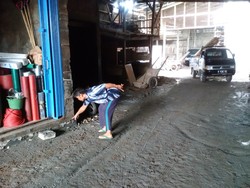 Polisi Cek Semburan Lumpur Dekat Marunda, Rumah Warga Didata