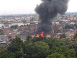 Kebakaran di Pancoran Mas Depok Gara-gara Kompor Lupa Dimatikan
