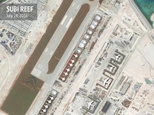 China Bangun Hanggar Pesawat di Laut China Selatan