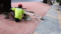 Pedestrian Jalan Ragunan Dipercantik