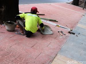 Pedestrian Jalan Ragunan Dipercantik