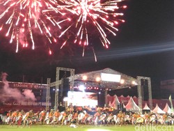 Tari Kolosal Dewi Songgo Langit, Meriahkan Hut Kota Kediri
