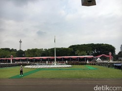 Istana Gelar Latihan Persiapan Peringatan HUT ke-71 Kemerdekaan RI