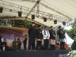 Buka Lebaran Betawi, Wagub Djarot Ajak Ahmad Dhani Naik ke Panggung