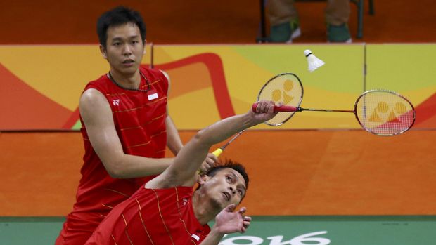 Ahsan/Hendra gagal merebut medali di Olimpiade 2016.