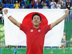 Nishikori Rebut Medali Perunggu Usai Kalahkan Nadal