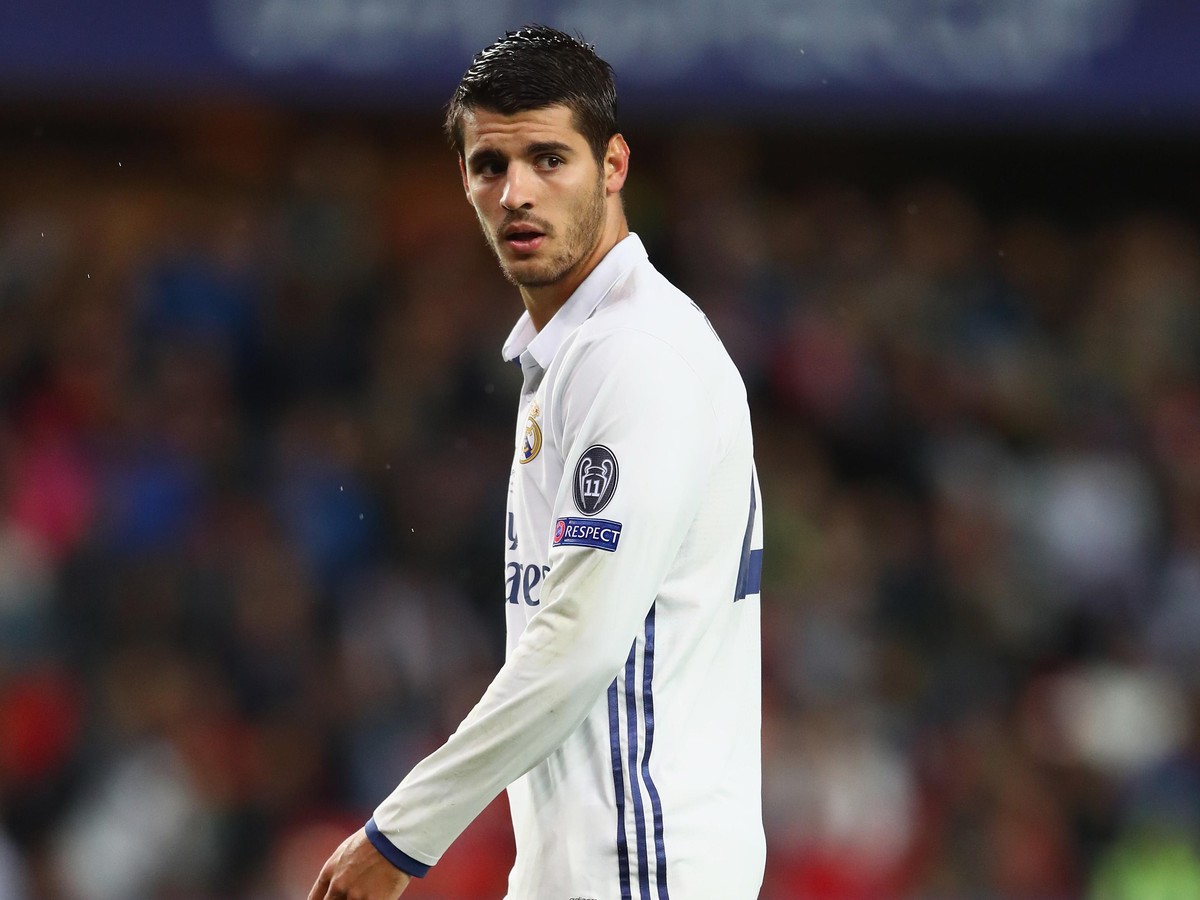 Pemain Real Madrid, Alvaro Morata (Michael Steele/Getty Images)