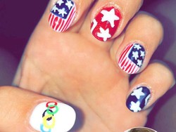 Kuku Cantik Berhias Nail Art dari Para Atlet Olimpiade Rio 2016