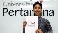 Pebalap Ali Adrian Jadi Duta Universitas Pertamina