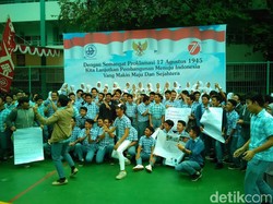 Momen Dukungan untuk Gloria Paskibraka dari Temannya di SMA