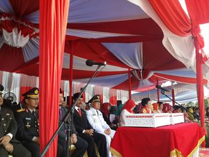 Upacara HUT RI di Kantor Gubernur Riau Diwarnai Kebisingan Hiburan Musik