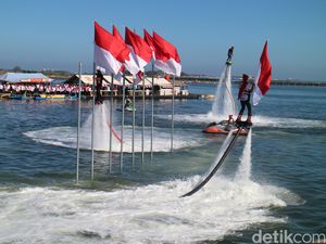 Upacara Pengibaran Bendera di Makassar Digelar di Laut, Dipimpin Wali Kota