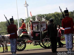 Ini Arti Lambang Kujang dan Mahkota di Kereta Kencana Ki Jaga Raksa