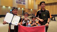 4 Siswa Indonesia Raih Penghargaan di Kompetisi Robot Internasional di Korsel