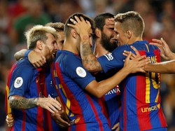 Barca Juara Piala Super Spanyol dengan Agregat 5-0 atas Sevilla