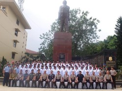 Begini Kegiatan Seru Paskibraka Saat Kunjungi Mabes Polri