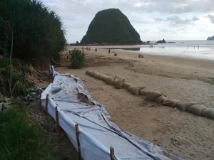 Pantai Pulau Merah Tercemar, Bupati Anas Minta PT BSI Bertanggung Jawab