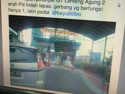 Papan Petunjuk Lepas, 1 Gerbang Tol Lenteng Agung 2 Tak Bisa Diakses