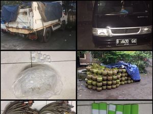 Polisi Bongkar Pangkalan Penyuntik Gas Oplosan 12 Kg di Tangerang