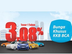 KKB BCA Tawarkan Promo Bunga Rendah untuk Pembelian Mobil Baru