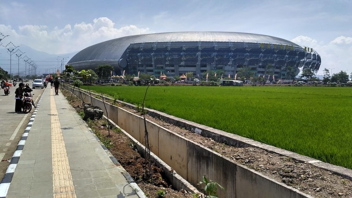 Foto: Stadion Gelora Bandung Lautan Api (detikcom/Masnurdiansyah)